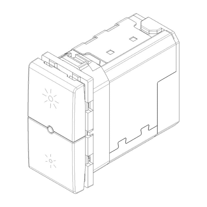 Dimmer Variador MASTER 120V universal para NeveUp opción acabado blanco o carbón mate de Vimar