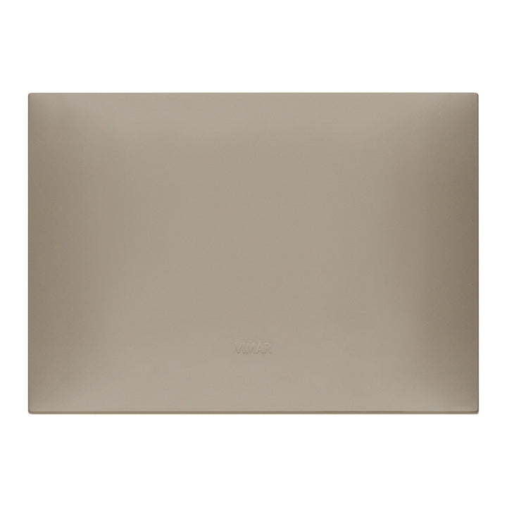 Placa Tórtola Mate fabricada en tecnopolímero, línea NeveUp de Vimar