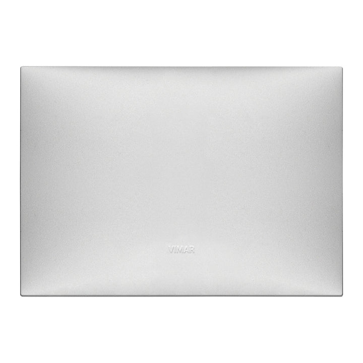 Placa Plata Mate fabricada en tecnopolímero, línea NeveUp de Vimar