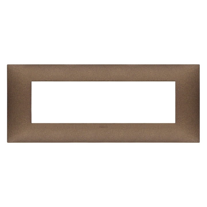 Placa Cobre Mate fabricada en tecnopolímero, línea NeveUp de Vimar