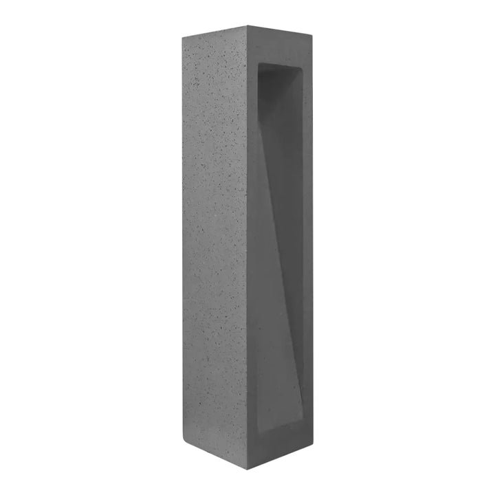 Bolardo de concreto Pragú 5W 38° luz cálida (3000K), 64cm de altura 110-130V de iLumileds