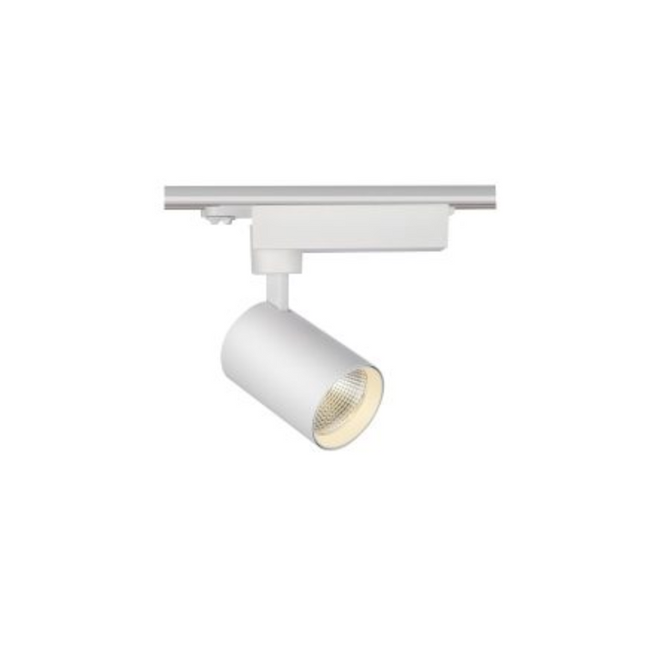 Proyector KALA H 15W CRI>90 36° para riel de tres fases acabado blanco o negro, opción color de luz neutro cálido (3000K) y neutro (4000K) de AURO Lighting