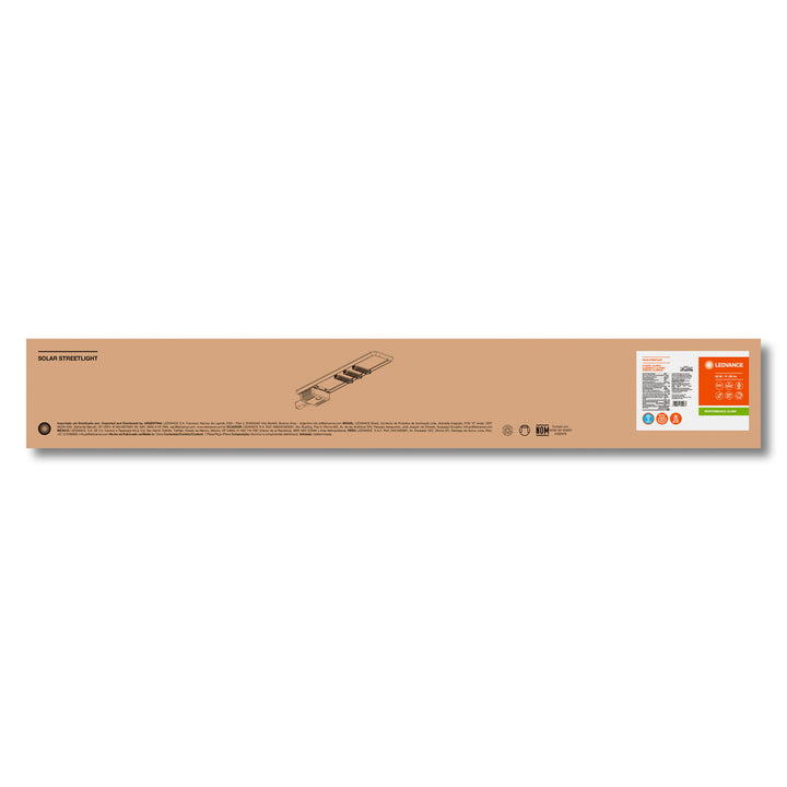 Luminario SOLAR STREETLIGHT 60W 11,100lm, curva II media 5000K, garantía 5 años de Ledvance