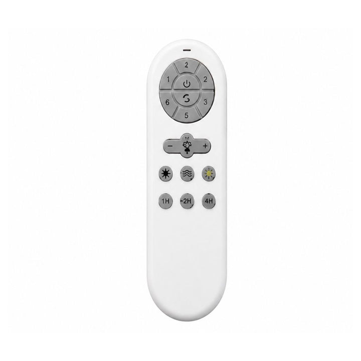 Ventilador de techo con 6 aspas de madera, iluminación integrada, seleccióna 3 tonos de luz, incluye control remoto, ideal para habitaciones medianas y grandes, de Ledvance