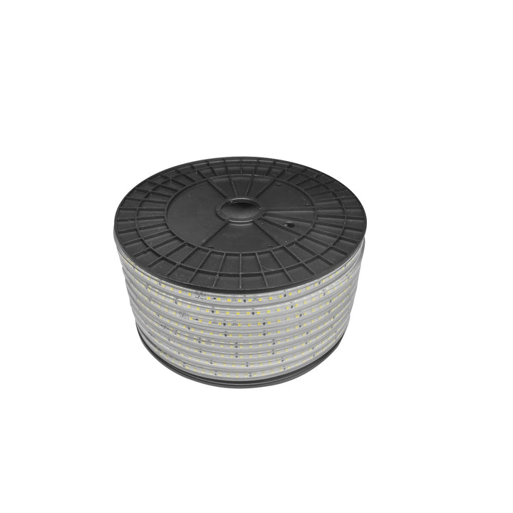 Tira LED 2835 NONWIRE 7W/m 127V bajo costo rollo de 50m atenuable para exteriores con chip de ultra-brillo opción en color de luz cortes cada 20cm de iLumileds