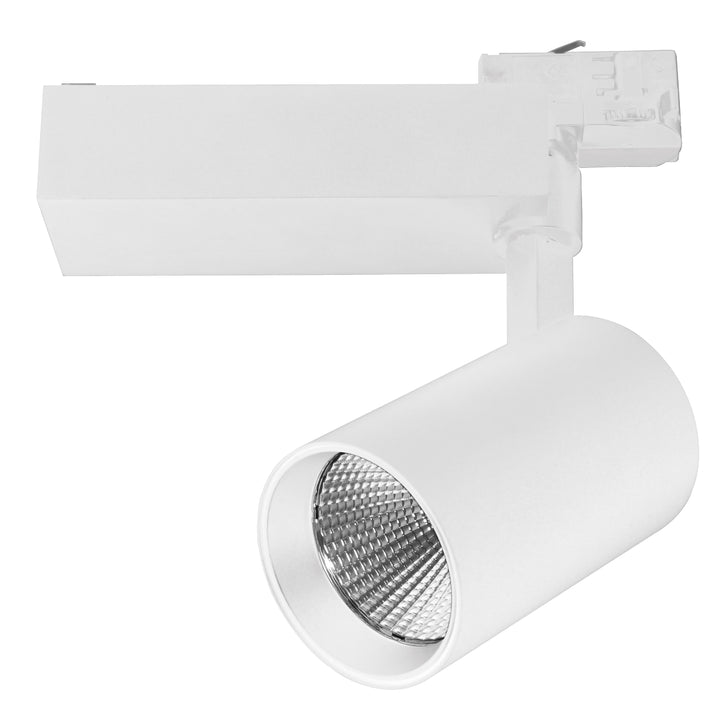 Proyector KALA H 26W CRI>90 36° para riel de tres fases acabado blanco o negro, opción color de luz neutro cálido (3000K) y neutro (4000K) de AURO Lighting