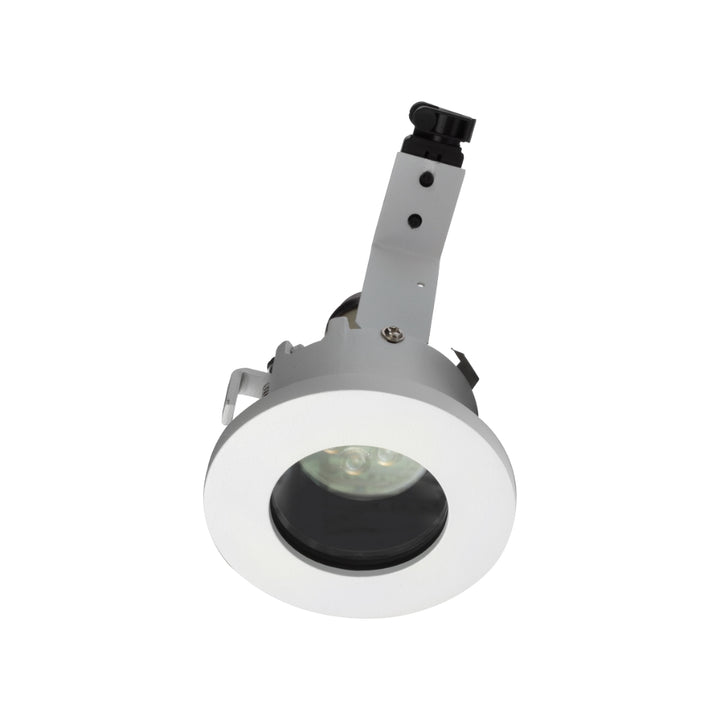 Downlight para zonas húmedas DOCCIA para GU10, IP 55, acabado blanco o negro de AURO Lighting