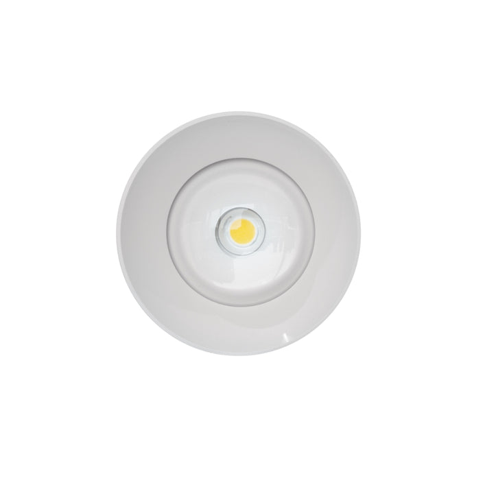 Luminario SILMA 12W 75° óptica cristal luz neutra cálida (3000K), 100-277 V, acabado blanco o negro de AURO Lighting