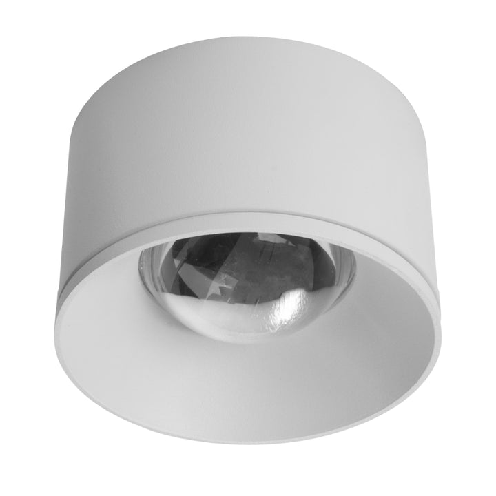 Luminario SILMA 12W 75° óptica cristal luz neutra cálida (3000K), 100-277 V, acabado blanco o negro de AURO Lighting