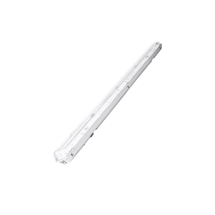 Gabinete a prueba de húmedad 66cm IP65 construido en policarbonato y cuerpo de ABS para tubos T8 listos para conectarse (ambos extremos) de ICON