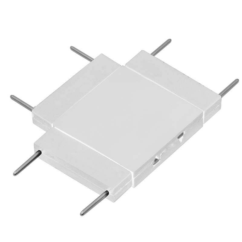 Kit de cople en forma de T conexión horizontal, mecánico y electrificado, para mini riel magnético ILUTMAGMINI30 de iLumileds