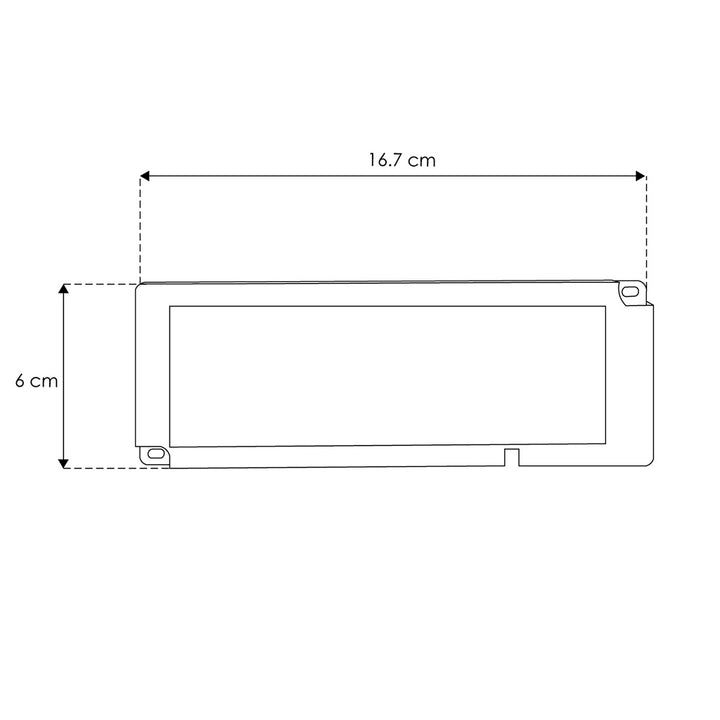 Fuente de alimentación conmutada 60W (48W máx) 24Vcc, para instalación en mobiliario, 100 - 240Vca, incluye cable de alimentación de 1m de largo con clavija de iLumileds
