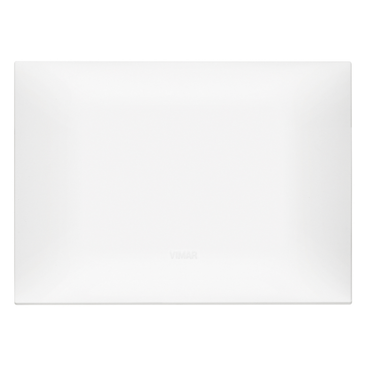 Placa Blanco Mate fabricada en tecnopolímero, línea NeveUp de Vimar