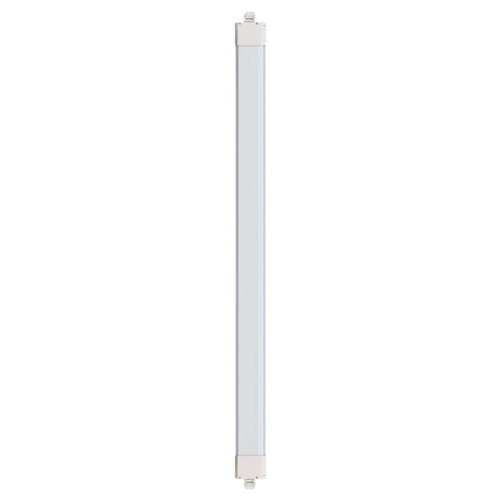 Luminario Storm Linear con sensor de presencia infrarrojo 36W luz neutra fría (5000K) 120-277V preparado para conexión continua entre luminarios de Luceco