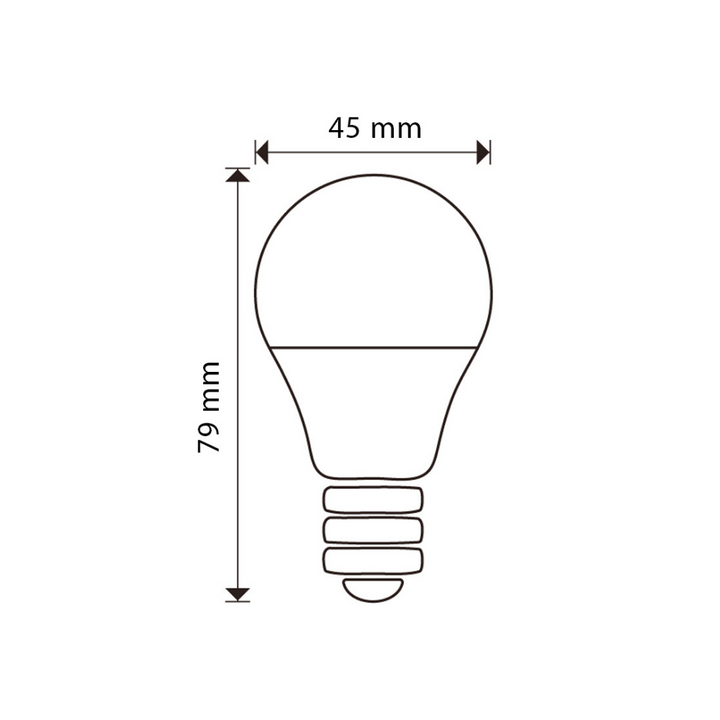 Bulbo G45 5W E26 100-240V opción luz cálida y fría (ideal zonas refrigeradas) de ICON