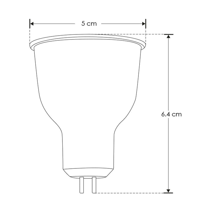 Lámpara MR16 9W 38° GU5.3 atenuable 110-130V opciónes color de luz de iLumileds