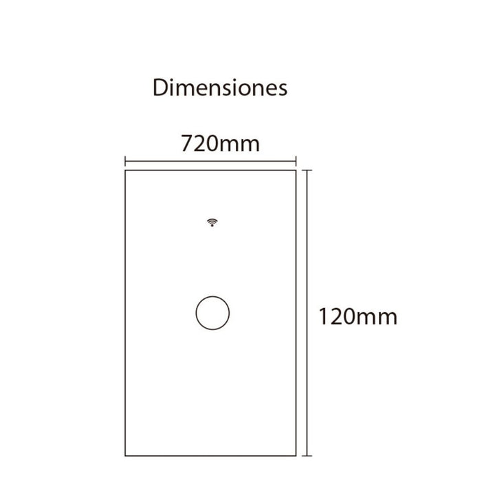 Interruptor Smart WiFi individual con neutro opción acabado blanco o negro de ICON