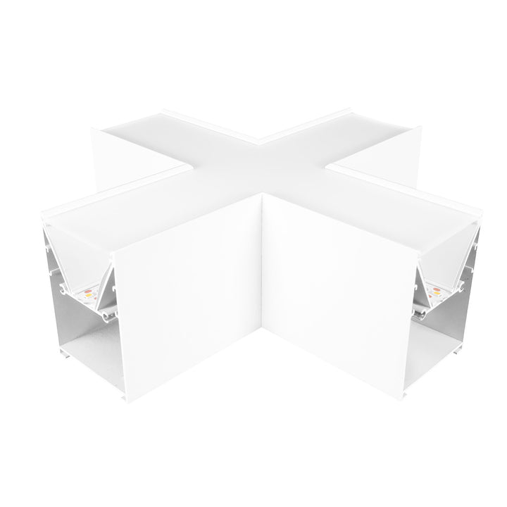 Cople en forma de cruz iluminado 12W para luminarios de la serie ILUINTB, 85 - 277 Vca de iLumileds