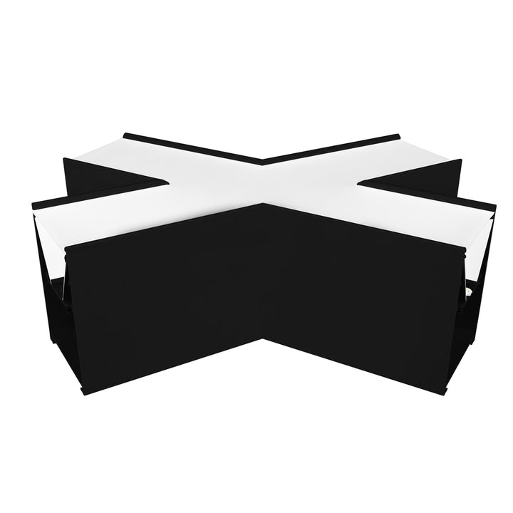 Cople en forma de X iluminado 10W para luminarios de la serie ILUINTB, 85 - 277 Vca de iLumileds