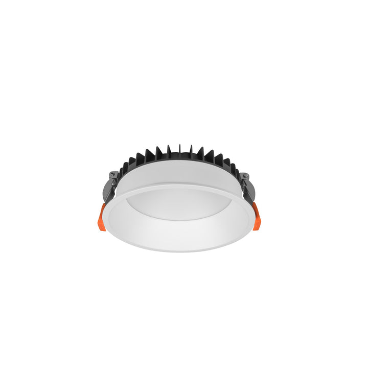 Downlight bajo deslumbramiento 18W (Ø 15.5cm) color de luz cálido (3000K) o Neutro (4100K) 85-265V, fabricado en aluminio acabado blanco de iLumileds