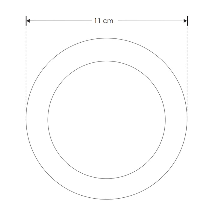 Downlight atenuable acabado negro 6W 110-130V opciones color de luz Neutro Cálido / Neutro Frío fabricado en policarbonato de iLumileds