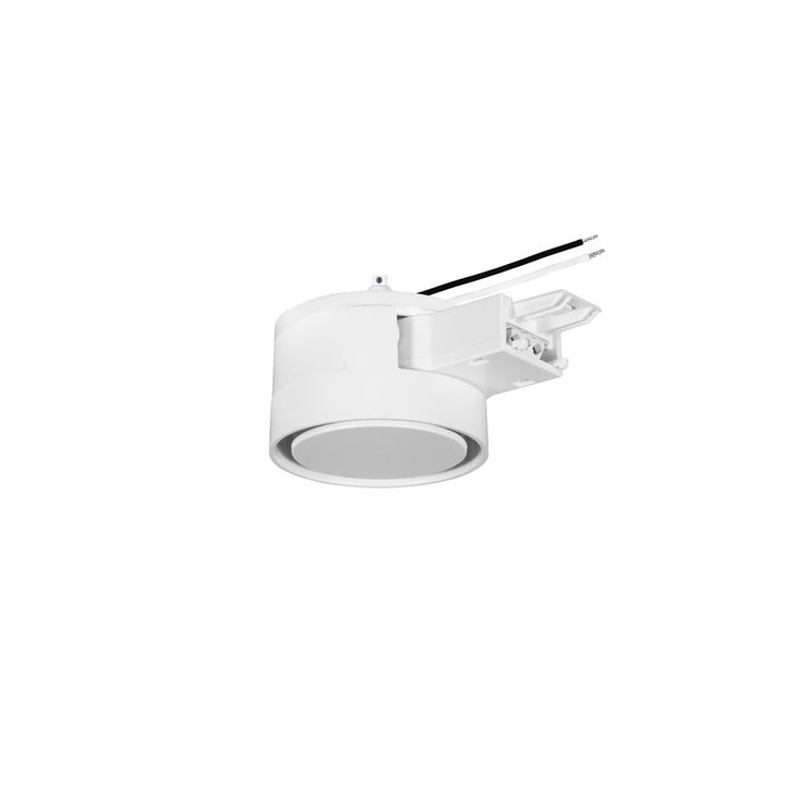 Caja de conexiones horizontal para suspender para dos luminarios con unión iluminada 1W sereie DW opciones color de luz 127V, con 10 cm de cables de alimentación de iLumileds