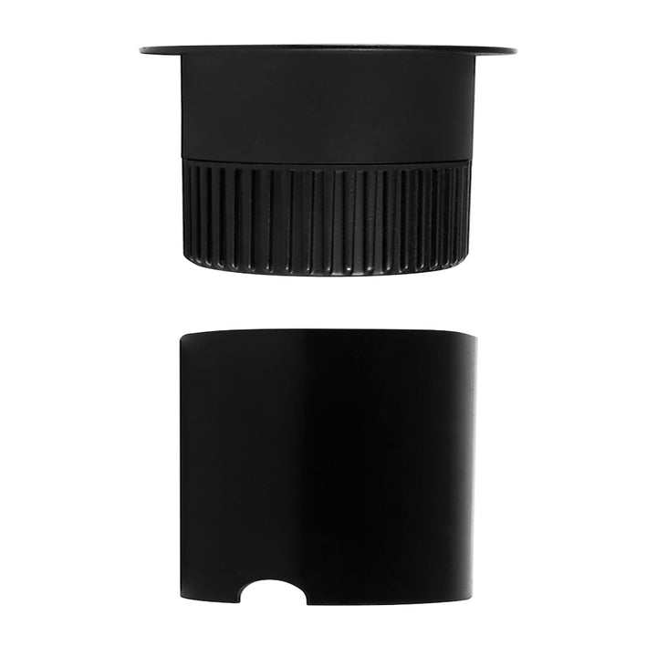 Luminario circular integrado 10W luz cálida (3000K) 36° para empotrar en piso (incluye housing) con accesorio anti-deslumbramiento de iLumileds