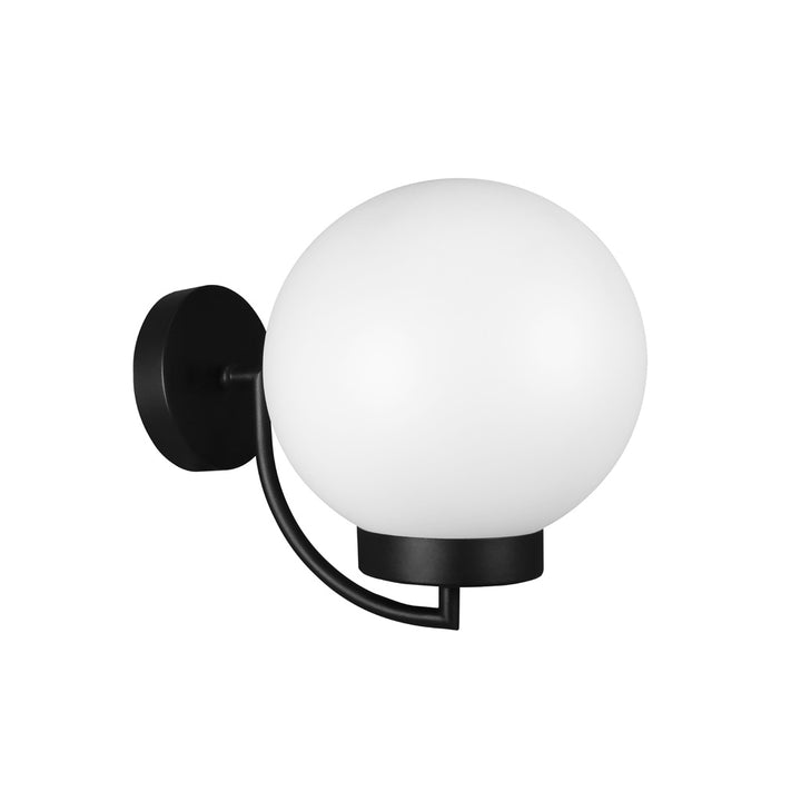 Luminario arbotante contemporaneo con esfera difusa de PMMA con base E27, protección IP44 de iLumileds