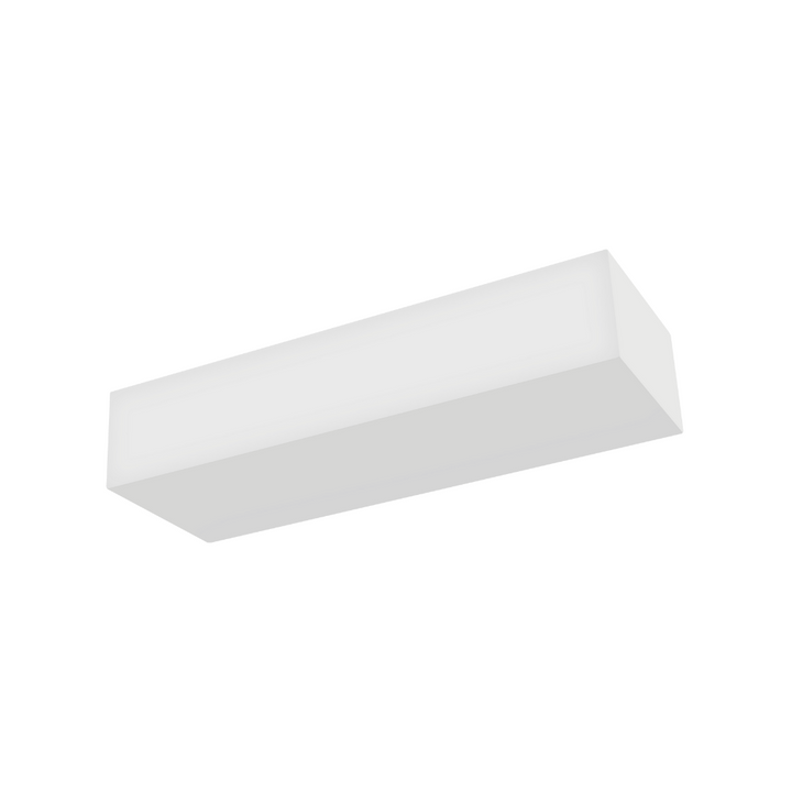 Luminario rectangular de Yeso 18.5cm para muro, incluye base G9 de iLumileds