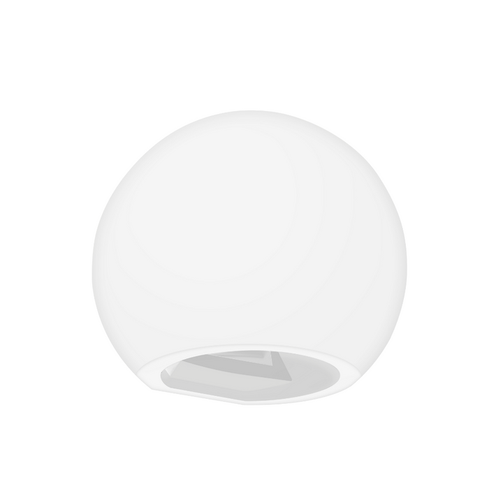Luminario esférico de Yeso para muro, incluye base G9 de iLumileds