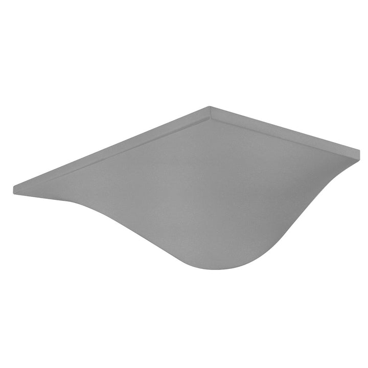 Luminario plano con ola de Yeso para muro, incluye base G9 de iLumileds