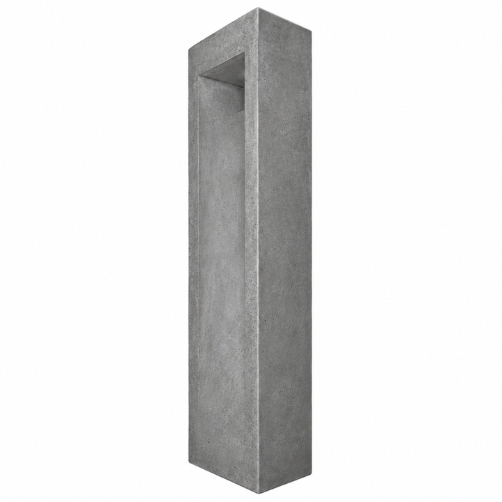 Bolardo 90 cm con LED de 5W, luz cálida, concreto acabado gris, ILUEURBOJI5WWWCG de iLumileds