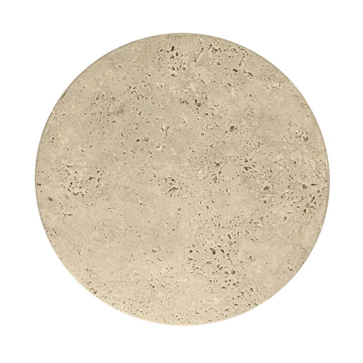 Luminario arbotante circular luz indirecta perimetral Bernini 3W luz cálida (3000K) 85-265V, acabado travertino beige iLumileds