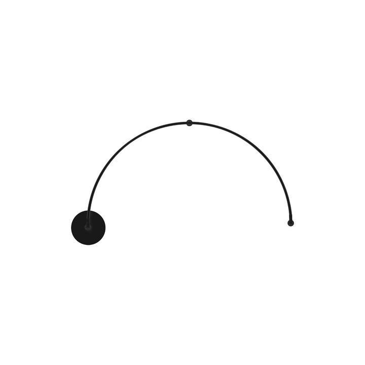 Luminario semi-circular RUB CUBE luz indirecta 13W luz cálida (3000K) 100-240V, acabado negro, incluye accesorios para fijación y conexión de iLumileds