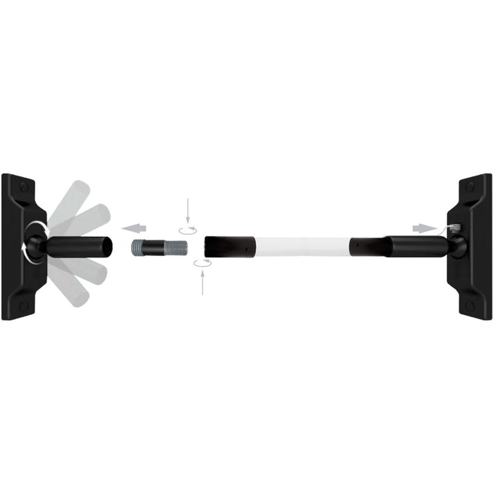 Luminario Skyline NEON LED Acabado Negro 5m para tensar de muro a muro crea líneas de luz 24w/m opciones color de luz de iLumileds