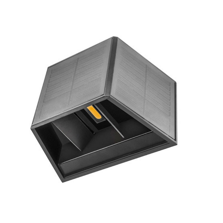 Luminario solar luz bidireccional con cortadores de luz, 3W luz cálida (3000K) de policarbonato de iLumileds