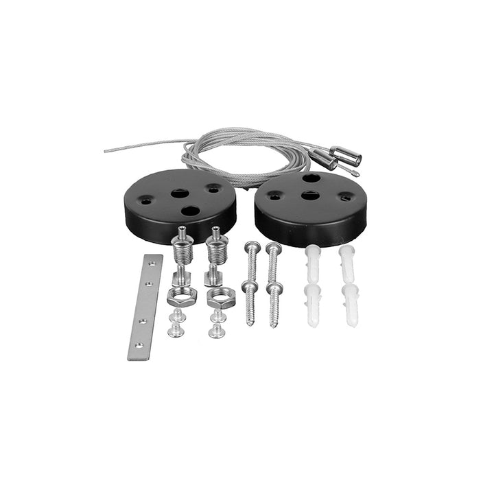Kit de 2 cables de acero de 1.5m y soportes, para luminarios de la iLumileds, modelo KITCOLINTG