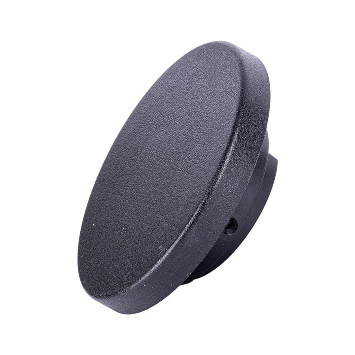 Aplique exterior 360° luz cálida indirecta 3W (Ø10cm) acabado negro de ICON