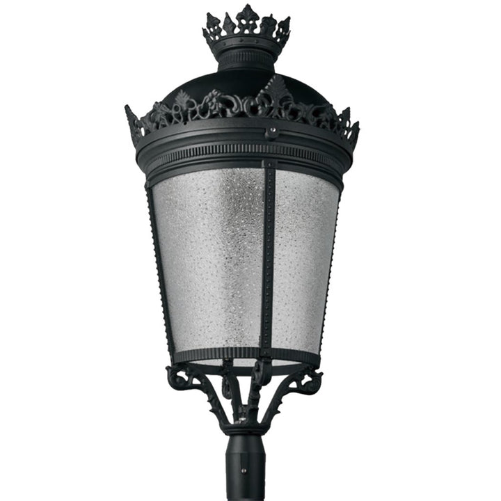 Post Top Classic 80W luz neutra (4000K) curva tipo V, 120-277V, montaje Punta de Poste de Luceco