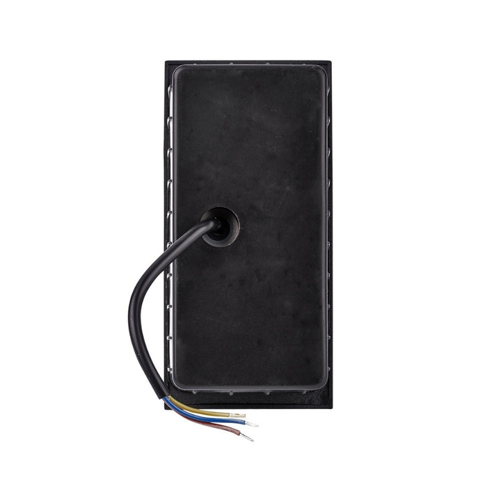 Luz de cortesía para empotre rectangular negro 3W de ICON