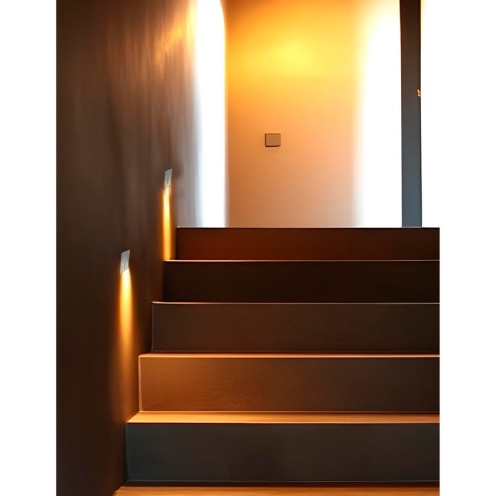 Luz de cortesía empotre slim, cuadrado blanco 1W apertura lineal de ICON