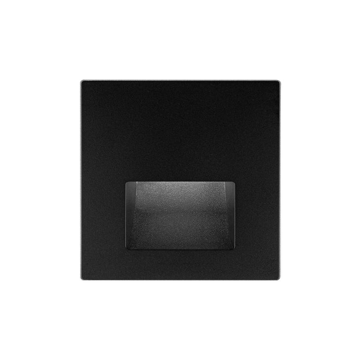 Luz de cortesía empotre slim, cuadrado negro 1W apertura cuadrada de ICON