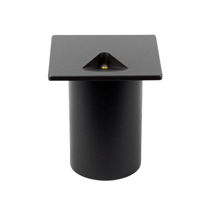 Luz de cortesía empotre, cuadrado gris 1W apertura triangular de ICON
