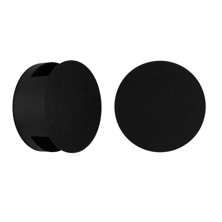 Luminario circular de muro 6W con 3 efectos de luz seleccionables, luz cálida (3000K) 100-240V, fabricado en policarbonato de iLumileds