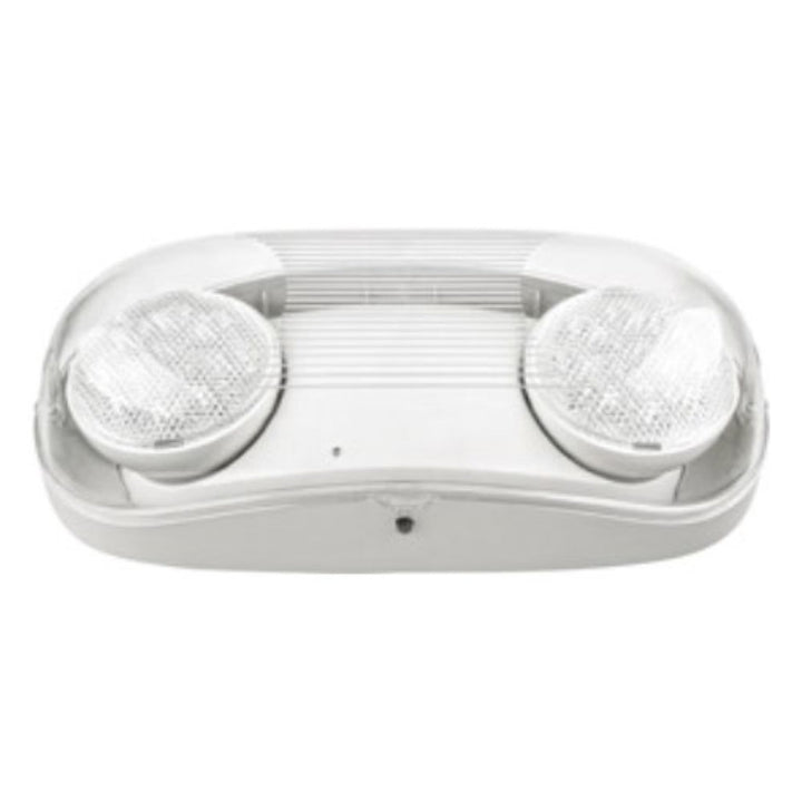 Luminario de Emergencia con carcasa para exteriores IP65 2.4W 180lm 6500K voltaje de operación seleccionable 120/240/277 V, 90 min de Operación de Luceco
