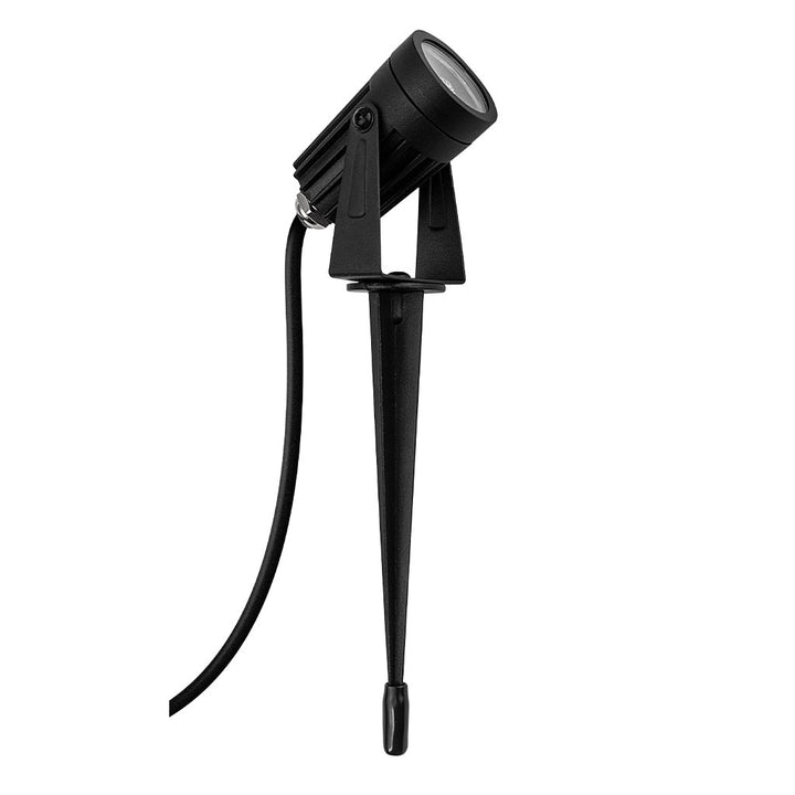 Luminario Garden Spike 3W color luz neutra (4000K) 120-240V con estaca acabado negro de Luceco