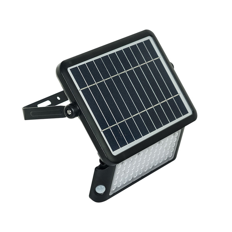 Solar Guardian ajustable 10W 1,080lm luz neutra (4000K) acabado negro con Sensor PIR de Luceco