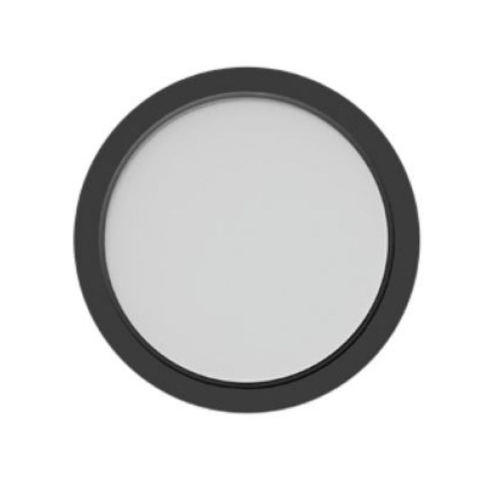 Panel Esscence Circular 12W (Ø14.5cm) para empotrar o sobreponer (incluye marco), color de luz selectable (cálido -3000K / neutro - 4000K / frío -5000K), acabado negro o blanco, 120-277V de Luceco