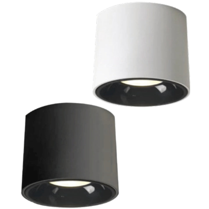 Circular Surface Downlight 40W 40°, luz neutra (4000K) 120-277V, acabado negro de Luceco