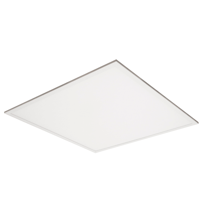 Luminario LED Panel 40W Cuadrado 603x603mm opciones color de luz neutro (4000K) o frío (6500K) de Lumiance (Venta en múltiplos de 5pz)